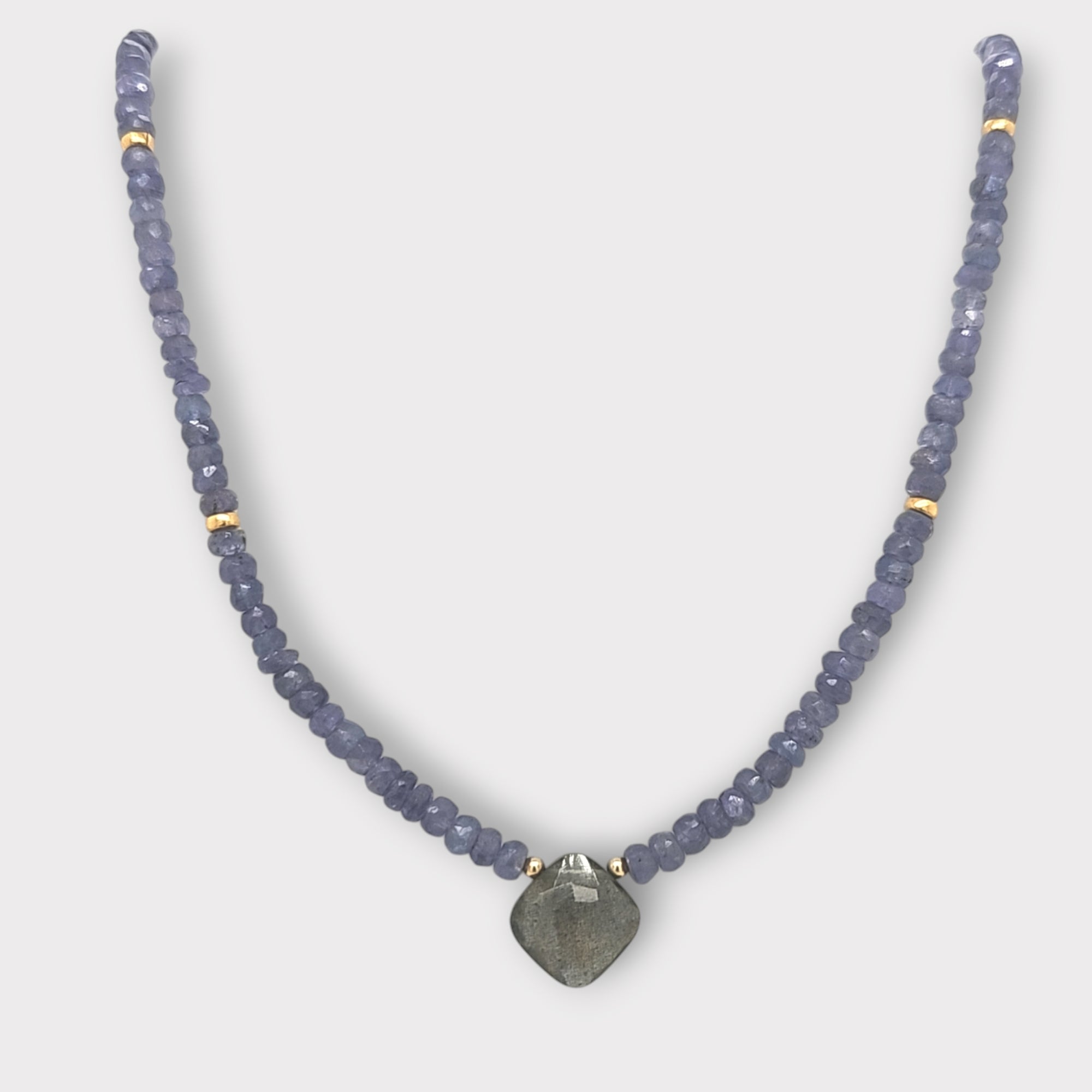 Tanzanite Necklace with Labradorite