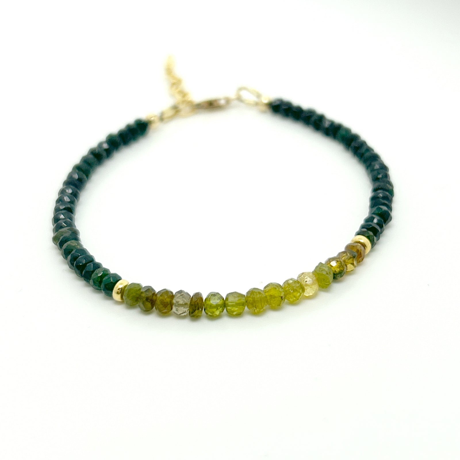 Faceted Multi Color Tourmaline Bracelet