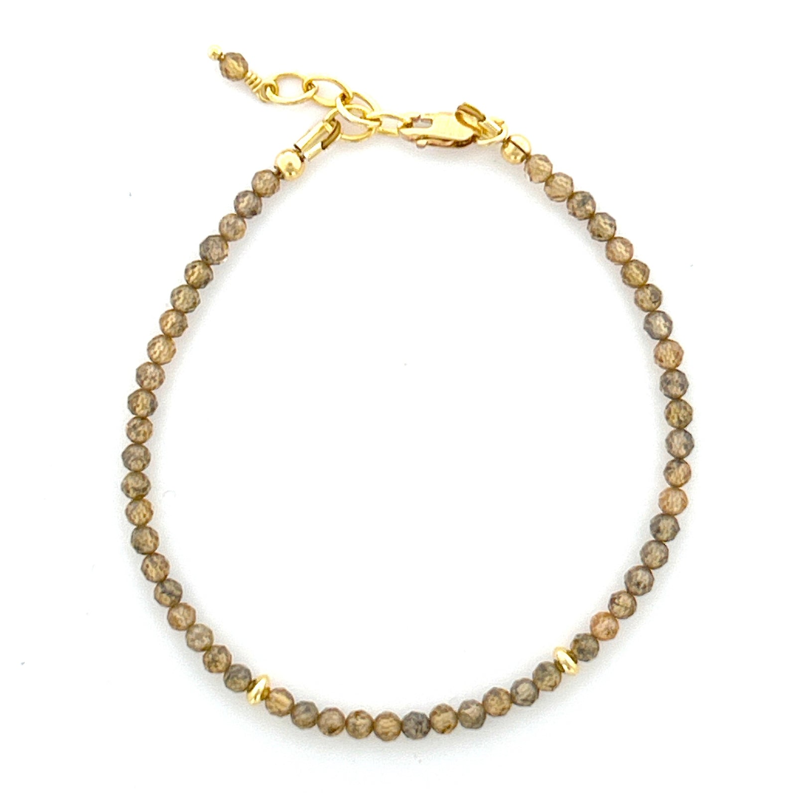 Faceted Natural Zircon Bracelet