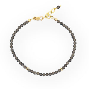 Faceted Smoky Quartz Bracelet