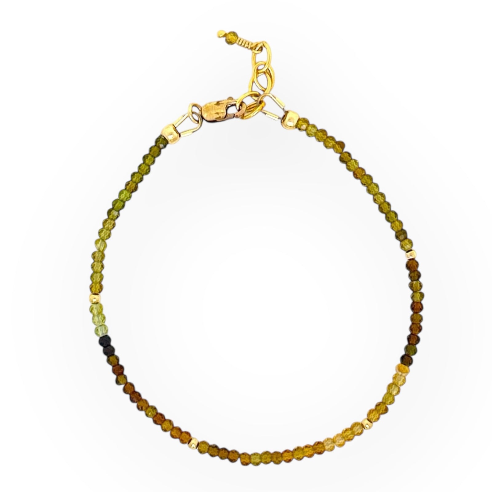 Faceted Multi-color Tourmaline Bracelet