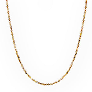 Faceted Natural Zircon Necklace