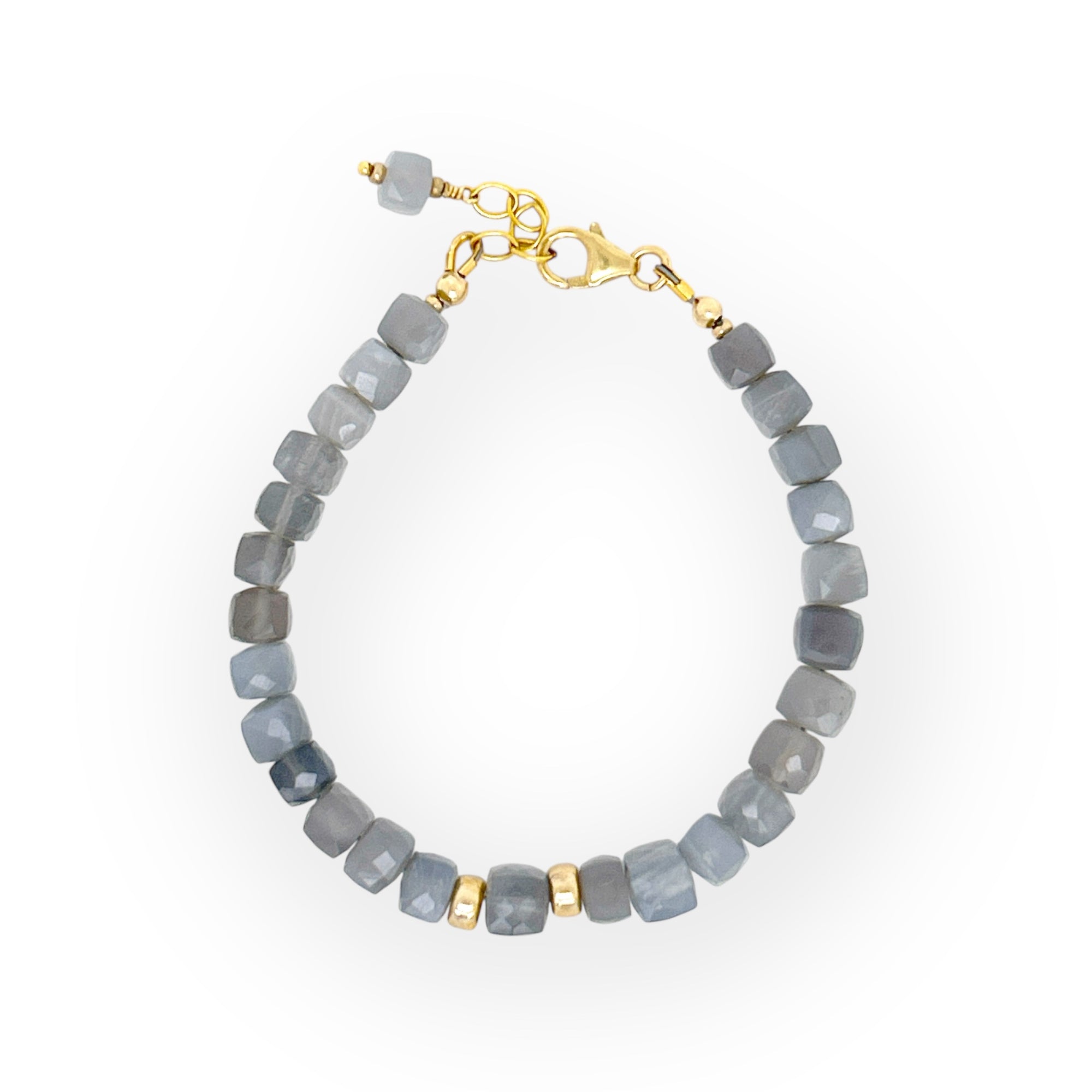 Faceted Moonstone Bracelet