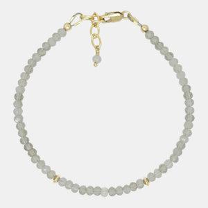 Light Grey Moonstone Bracelet
