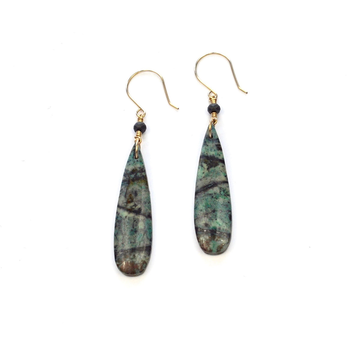 Ruby Fuchsite Earrings