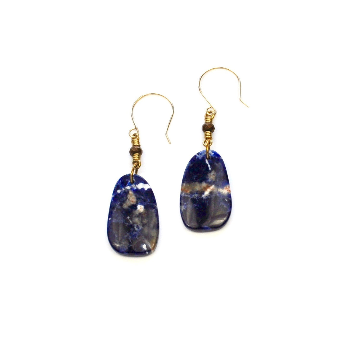 Orange Sodalite Earrings