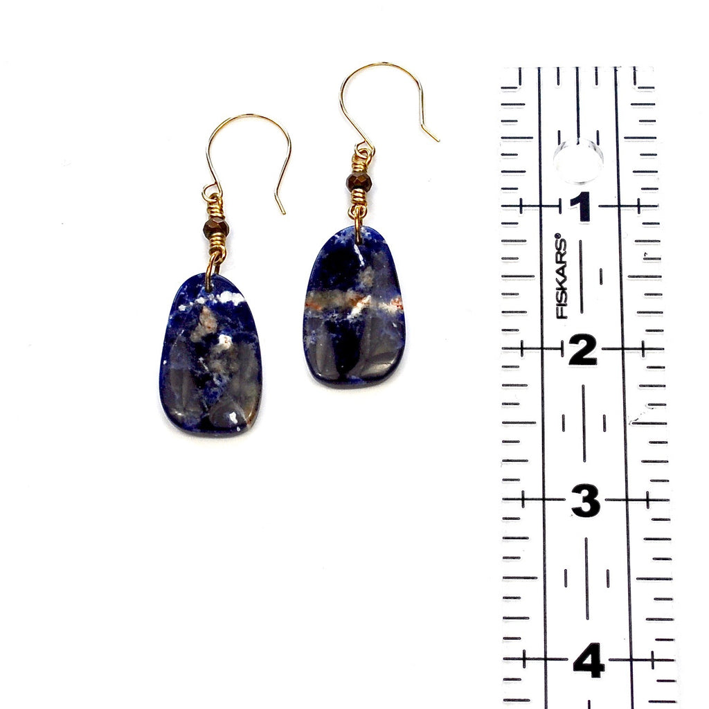 Orange Sodalite Earrings